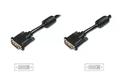 Kabel połączeniowy DVI-D DualLink Typ DVI-D (24+1)/DVI-D (24+1) M/M czarny 5m