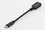 Kabel adapter USB 3.0 SuperSpeed OTG Typ USB C/USB A M/Ż czarny 0,15m