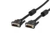 Kabel połączeniowy DVI-D DualLink Typ DVI-D (24+1)/DVI-D (24+1) M/M czarny 0,5m