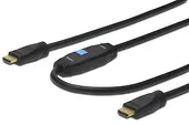 ASSMANN Kabel połączeniowy HDMI 1.4 HighSpeed z Ethernetem ze wzmacniaczem Typ HDMI A/HDMI A M/M czarny 10m