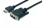 Kabel adapter HDMI 1.3 Standard Typ HDMI A/DVI-D (18+1) M/M czarny 2m