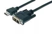 Kabel adapter HDMI 1.3 Standard Typ HDMI A/DVI-D (18+1) M/M czarny 2m