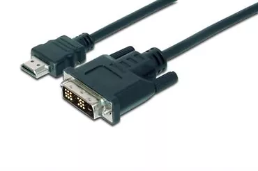ASSMANN Kabel adapter HDMI 1.3 Standard Typ HDMI A/DVI-D (18+1) M/M czarny 2m