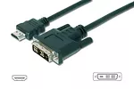 ASSMANN Kabel adapter HDMI 1.3 Standard Typ HDMI A/DVI-D (18+1) M/M czarny 3m