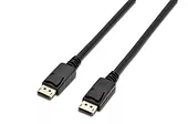 Kabel połączeniowy DisplayPort 1.1a z zatrzaskami Typ DP/DP M/M czarny 10m