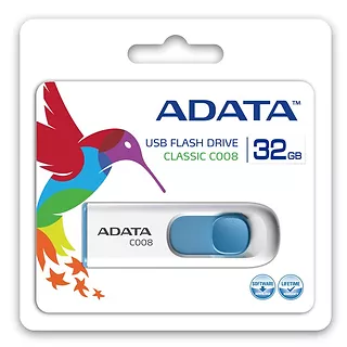 Adata DashDrive Classic C008 32GB USB2.0 biało- niebieskie