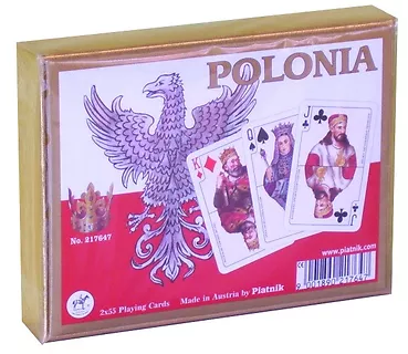 Piatnik KARTY LUX 2 TALIE POLONIA