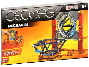 Klocki magnetyczne GEOMAG MECHANICS 164 ELEMENTY GEO-724