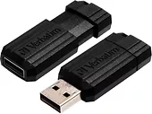Pendrive Verbatim PinStripe USB 2.0 8GB Czarny