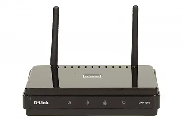 DAP-1360 punkt dostępu WiFi N300 (2.4GHz) 1xLAN 2xRP-SMA (odkręcane) MIMO WDS