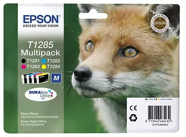 Epson zestaw tuszy T1285 (C13T12854010) MultiPack