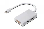 Adapter DisplayPort 1.1a miniDP-DP+HDMI+DVI 0.2m
