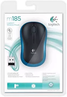 Mysz bezprzewodowa Logitech M185 Blue (910-002239)