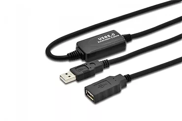 Aktywny przedłużacz (repeater) USB 2.0, dł. 10m