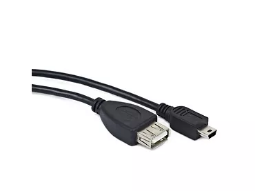 Kabel OTG USB Mini BM -> USB AF 15cm