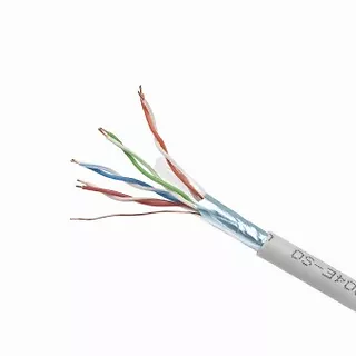 Gembird Kabel FTP KAT 5e drut AWG24 100m szary