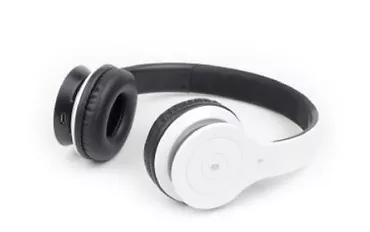 Słuchawki z mikrofonem bezprzewodowe BHP-BER-BK (Bluetooth) białe