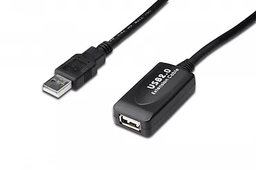 Aktywny przedłużacz (repeater) USB 2.0, dł. 20m