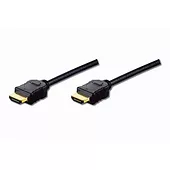 Kabel połączeniowy HDMI Highspeed 1.4 z Eth. Typ HDMI A/HDMI A,  M/M czarny 2m basic