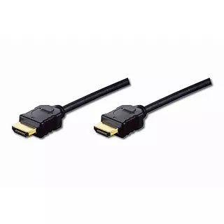 ASSMANN Kabel połączeniowy HDMI Highspeed 1.4 z Eth. Typ HDMI A/HDMI A,  M/M czarny 3m basic