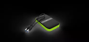 ARMOR A60 1TB USB 3.0 BLACK-GREEN/PANCERNY wstrząso/pyło i wodoodporny