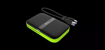 ARMOR A60 1TB USB 3.0 BLACK-GREEN/PANCERNY wstrząso/pyło i wodoodporny