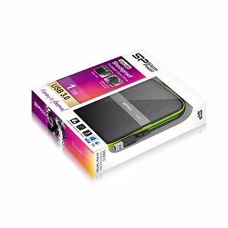 ARMOR A60 1TB USB 3.0 BLACK-GREEN/PANCERNY wstrząso/pyło i wodoodporny