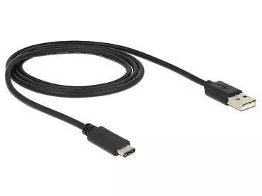 Kabel USB Type-C(M)-USB 2.0(AM) 1m black