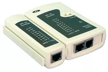 Tester kabli do zlacz RJ11,RJ12,RJ45 z jednostką zdalna