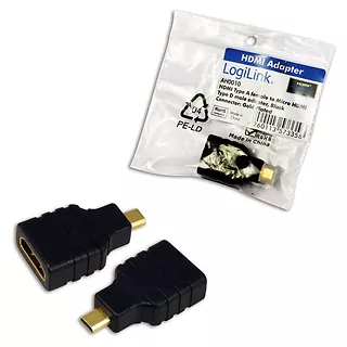 Adapter HDMI typ A zenski - Micro HDMI typ D meski