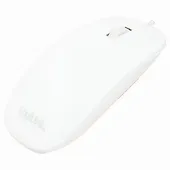 Plaska mysz optyczna USB, biala