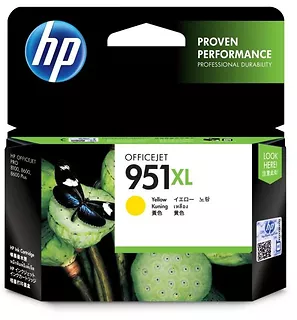 Oryginalny wkład tusz do drukarki HP 951 XL (CN048AE) Żółty (Yellow)