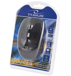 Titanum MYSZ BEZPRZEWODOWA MYSZKA SNAPPER FIRMOWA 1600Dpi