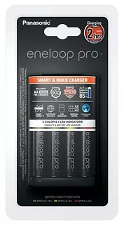 Ładowarka Panasonic Eneloop BQ-CC55 + 4 x R6/AA Eneloop PRO 2550mAh