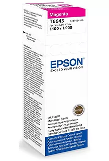 Tusz Epson T6643 MAGENTA 70ml butelka do L100/110/200/210/300/355/550