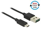 Kabel Micro USB AM-BM DUAL EASY-USB 1m