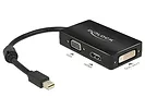 Adapter Displayport Mini(M)->HDMI(F)/VGA(F)/DVI-D(24+1)(F)