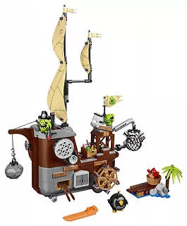 Lego Angry Birds Statek piracki świnek