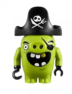 Lego Angry Birds Statek piracki świnek