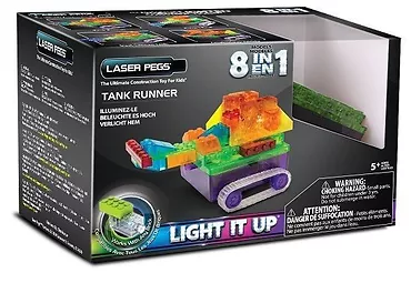 Laser Pegs TANK RUNNER 8w1 LED