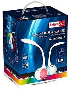 Lampka Activejet biurkowa LED (AJE-RAINBOW RGB)