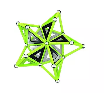 Klocki magnetyczne PROM GEOMAG GLOW 104 elementy świecące