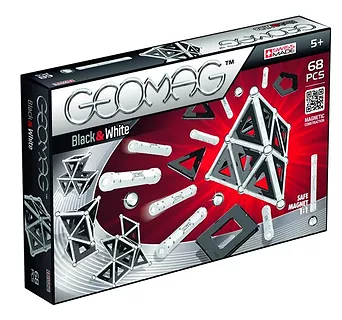 Klocki magnetyczne GEOMAG BLACK&WHITE PANELS 68 El.