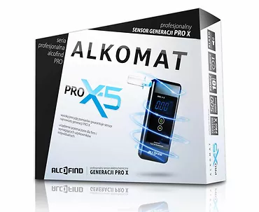 Alkomat AlcoFind Pro X-5+ KALIBRACJA 12m.