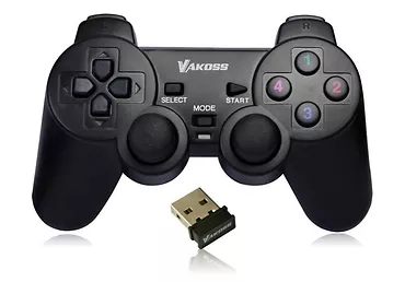 GAMEPAD BEZPRZEWODOWY PAD WIBRACJA VAKOSS PS3 PC