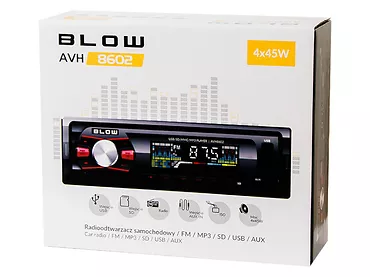 Radio samochodowe Blow AVH-8602 USB MP3 SD LCD