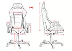 Fotel dla gracza gamingowy DXRacer Drifting Czarny Materiał