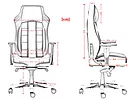 Fotel dla gracza gamingowy DXRacer Classic Czarno-czerwony