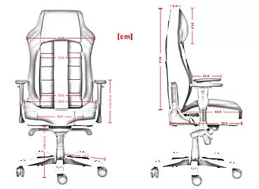 Fotel dla gracza gamingowy DXRacer Classic Czarno-czerwony