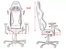 Fotel dla gracza gamingowy DXRacer Racing Shield Czarno-czerwony